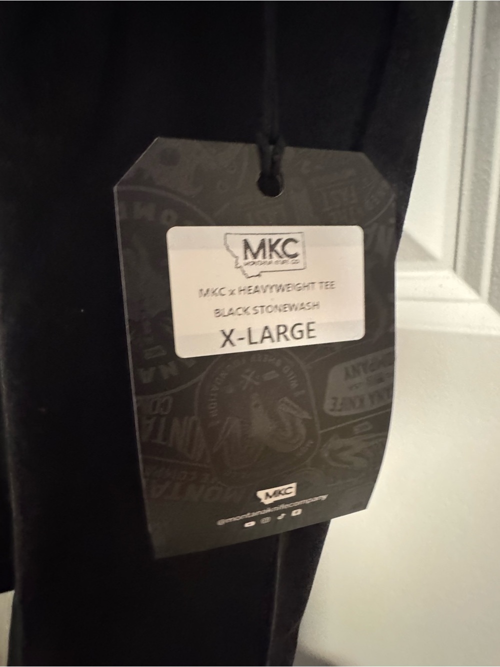 Montana Knife Company (MKC) Heavyweight Tee – Black Stonewash – Men's XL – NWT - Picture 3 of 3